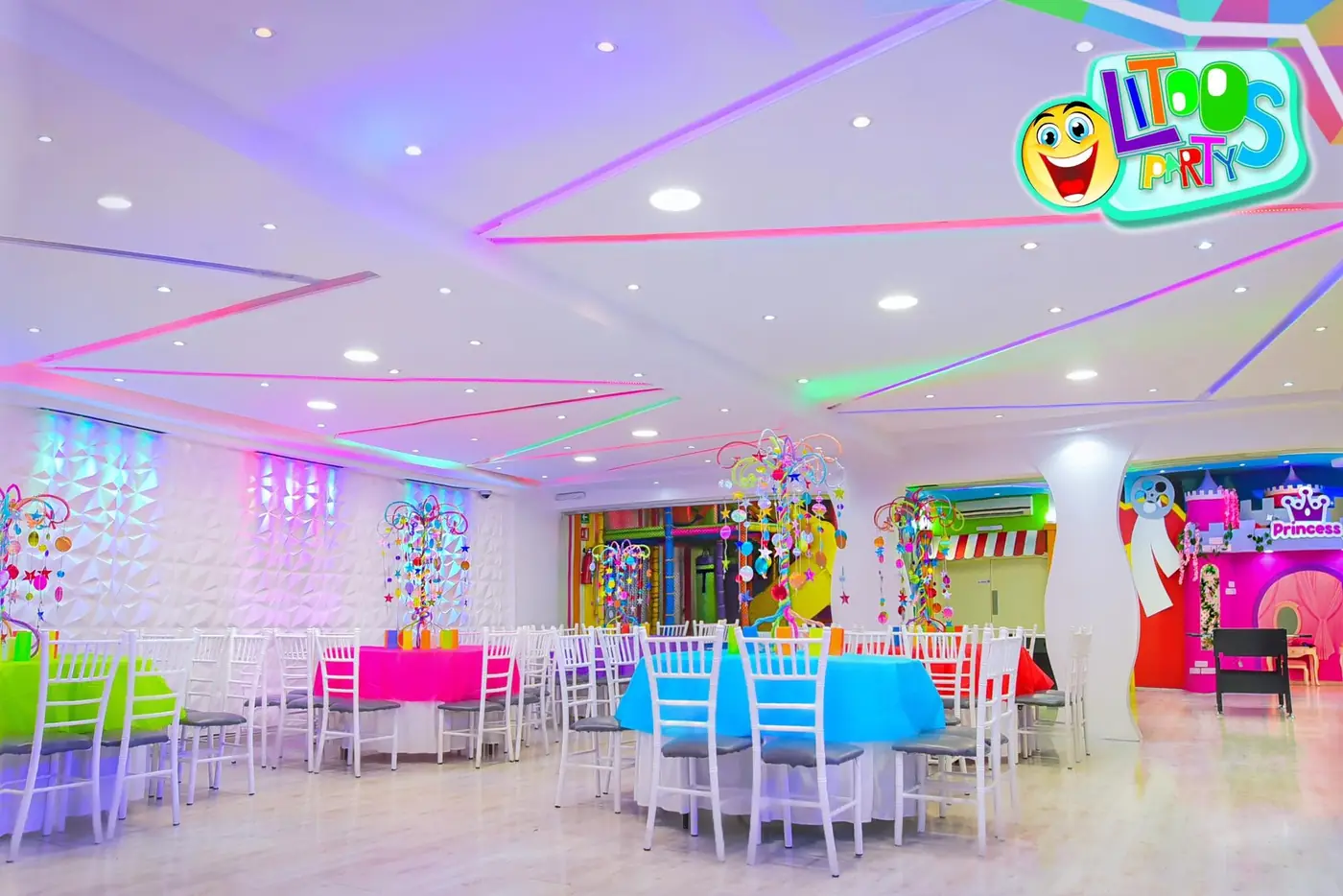Salón montado y listo